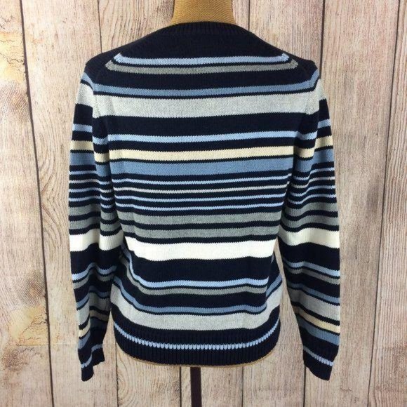 *SOLD* St John's Bay NWT Classic V-Neck Sweater Sz MP - Picture 2 of 9